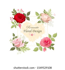 Rose Wreath Images Stock Photos Vectors Shutterstock