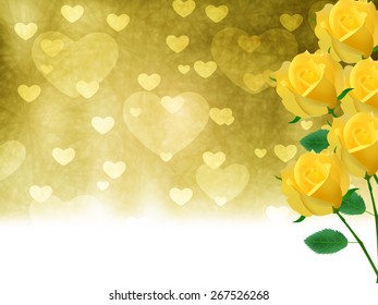 Rose Father's Day background