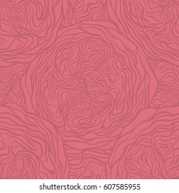 Rose floral seamless pattern. Hand drawn texture. Vector illustration