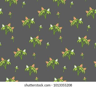 Rose floral seamless pattern. Use for decoration and print on wrapping paper, fabric and as a background.