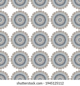 Diseño gráfico vectorial de patrones sin fisuras de azulejos florales de rosa. Resumen de ilustraciones de flores de jardín. Esténcil de papel pintado. Viejo estampado de moda de tela de verano. Rústico patrón sin costuras.