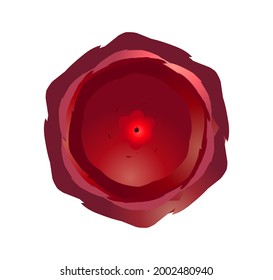 vector abstracto de flor de rosa para pintura y decoración
