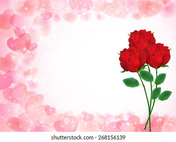  Rose flower background