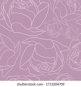 rose flower. bloom. Summer spring pattern seamless for decoration. background