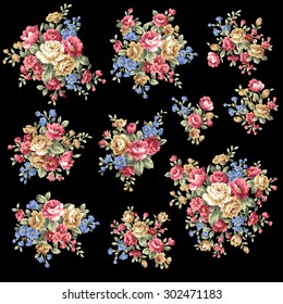 Rose flower bouquet,