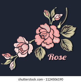 Rose flower design