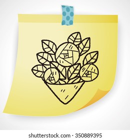 rose flower doodle