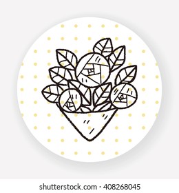 rose flower doodle