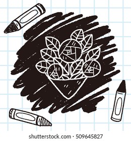 rose flower doodle