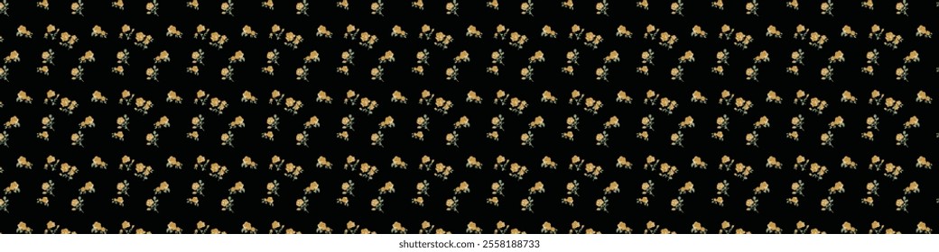 rose flower floral seamless pattern background drawing vector textile fabric