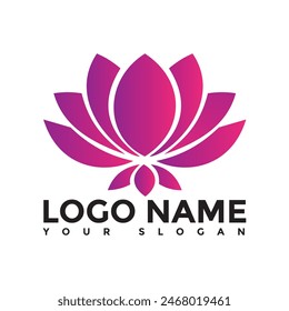 Rose flower icon Creative flower inspiration vector logo design template.