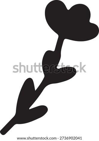 Rose flower icon on white background.
