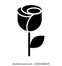 Icono de flor rosa vector de diseño de moda