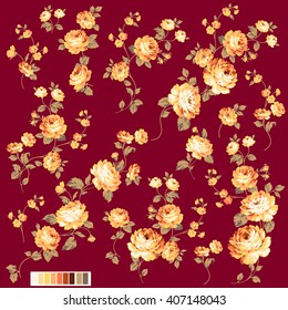 Rose flower illustration,