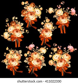 Rose flower illustration,