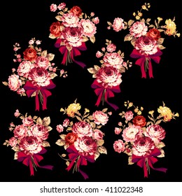 Rose flower illustration,