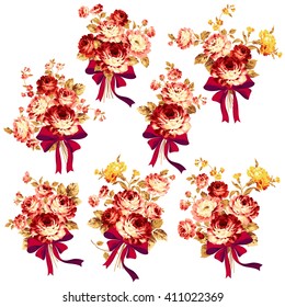 Rose flower illustration,