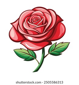 The "Rose Flower Illustration Vector Design" is a beautifully detailed digital graphic featuring elegant rose illustrations. Perfect for a variety of creative projects, this vector design.