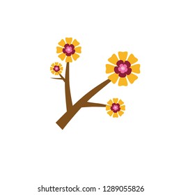 rose flower logo