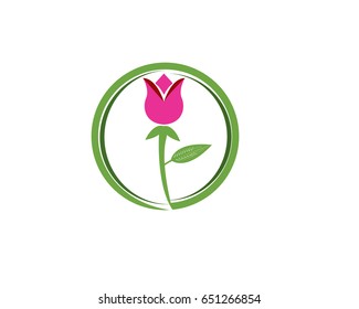 Rose Flower Logo