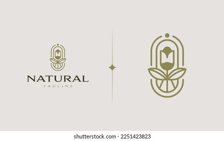 Rose Flower Logo Template. Universal creative premium symbol. Vector illustration. Creative Minimal design template. Symbol for Corporate Business Identity