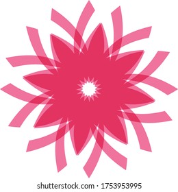 Rose flower Logo Template vector icon illustration