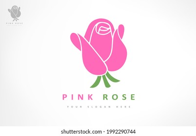 Rosenblume Logo, Vektordesign