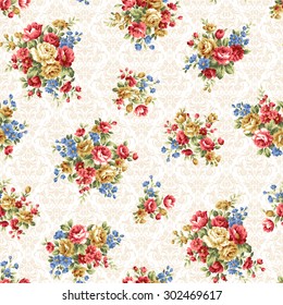 Rose flower pattern,