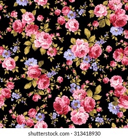 Rose flower pattern,