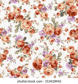 Rose flower pattern,