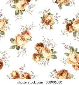 Rose flower pattern,