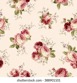 Rose flower pattern,