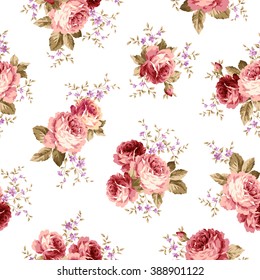 Rose flower pattern,