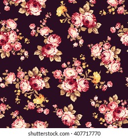 Rose flower pattern,