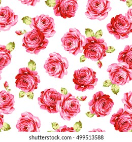 Rose flower pattern,