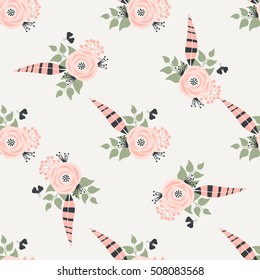 Rose flower pattern. Can be used as a background for the site and design of the fabric. Vector.