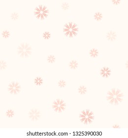 Rose flower pattern. Seamless vector background