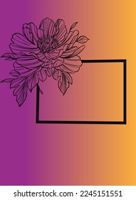 diseño de afiches de flores de rosa. 5.º escalada
diseño de tarjeta con rosa negro