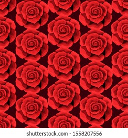 Rose flower Seamless pattern background texture. Happy mother day, womens day, girls birthday, Valentines day. Gift box paper, textile, linen, dress print design