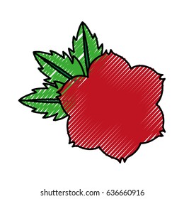 rose flower tattoo icon