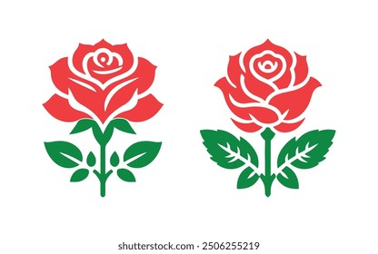 Rose flower vector design eps