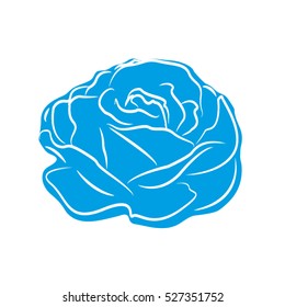 rose, flower, vector icon, eps10