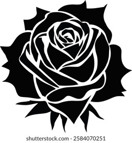 A Rose Flower Vector Illustration is a high-quality digital artwork featuring a beautifully designed rose in vector format. Ideal for logos, invitations, packaging, and decorative designs, these illus