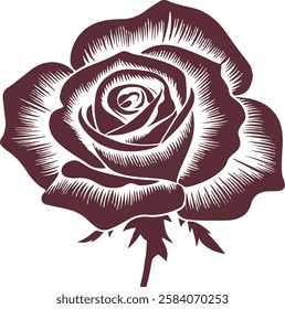 A Rose Flower Vector Illustration is a high-quality digital artwork featuring a beautifully designed rose in vector format. Ideal for logos, invitations, packaging, and decorative designs, these illus
