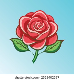 Rose Flower Vector Logo Design Free Download