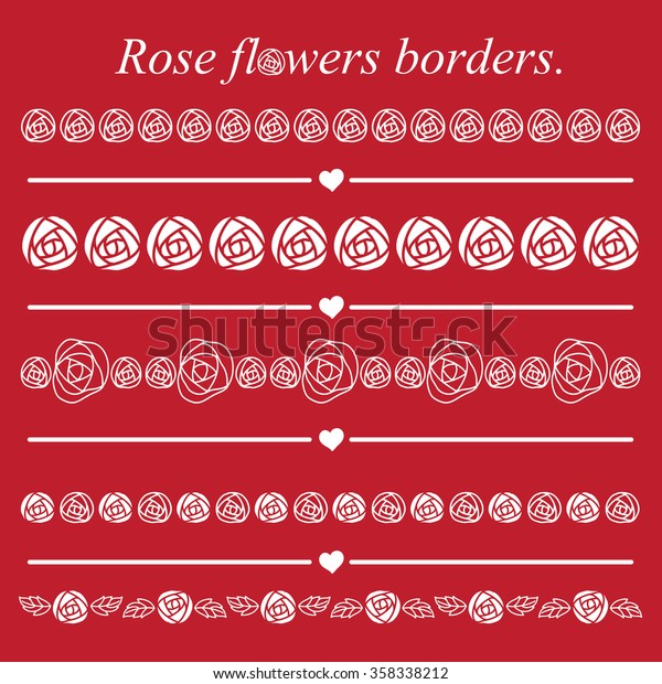 Rose flowers
borders.