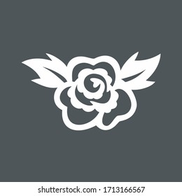 Rose flowers quality vector illustration cut