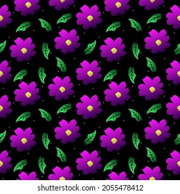 Rose flowers seamless pattern background