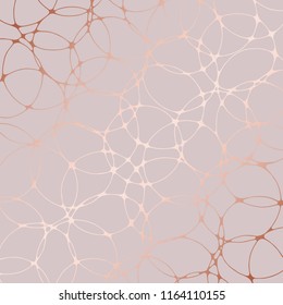 Rose gold. Abstract decorative background for design of covers and invitations