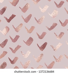 Rose gold. Abstract elegant background with metallic effect. Imitation of the foil texture. Vector illustration